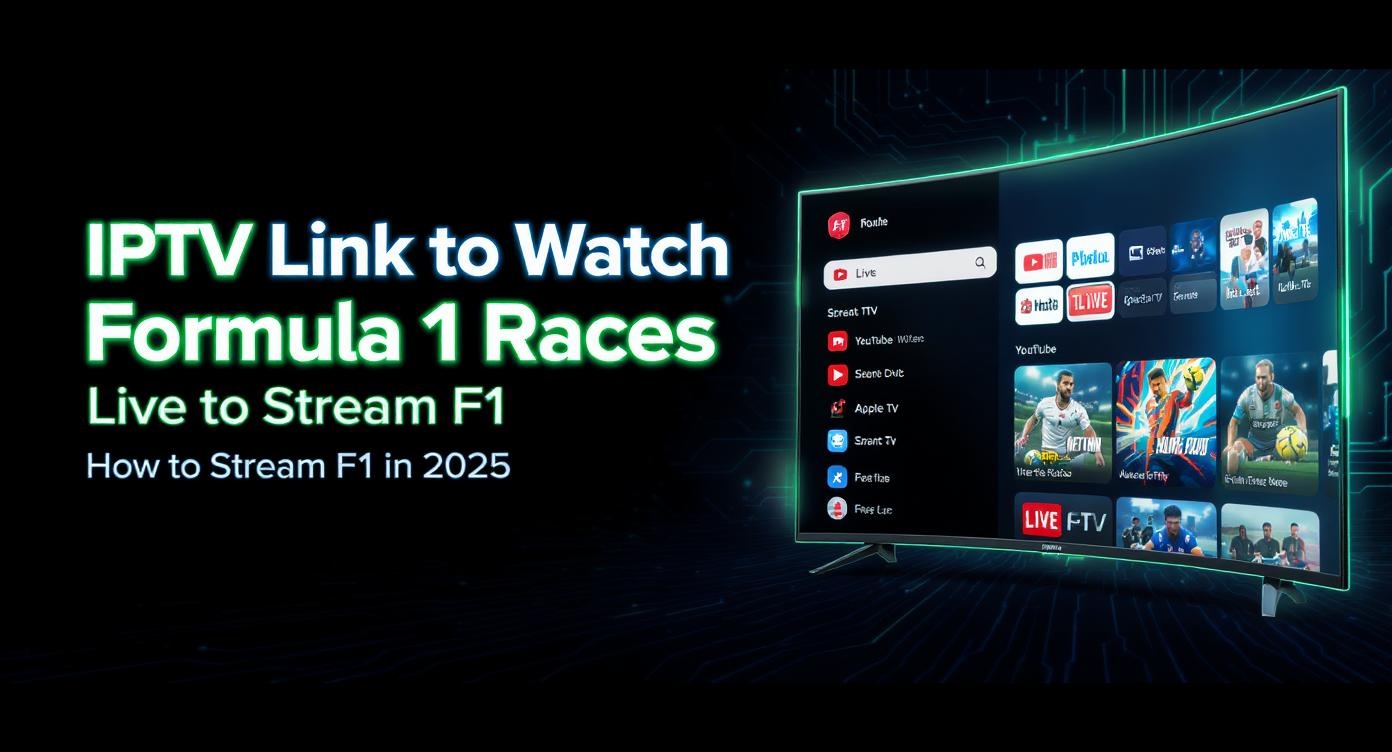 iptv link to watch formula 1 races live
