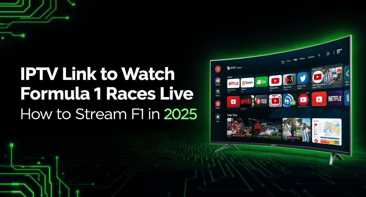 iptv link to watch formula 1 races live